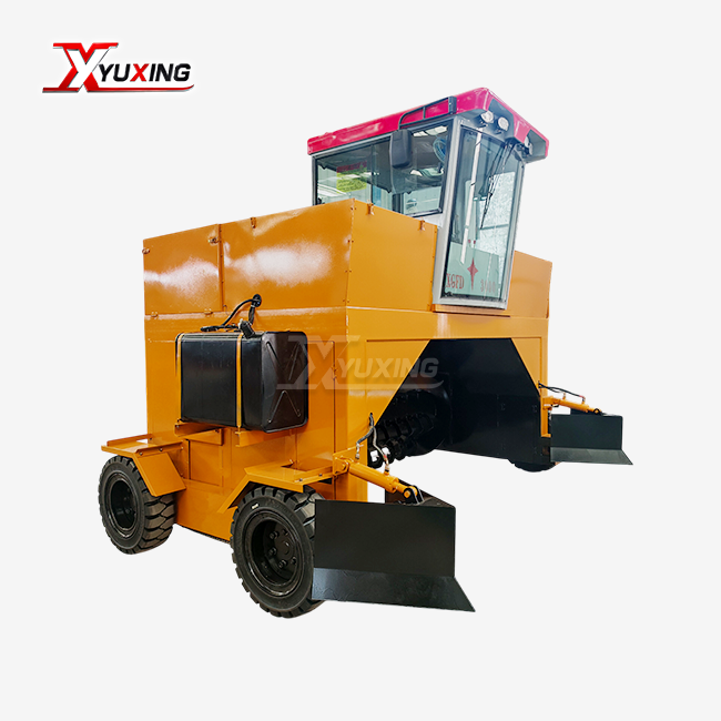 wheel compost turner